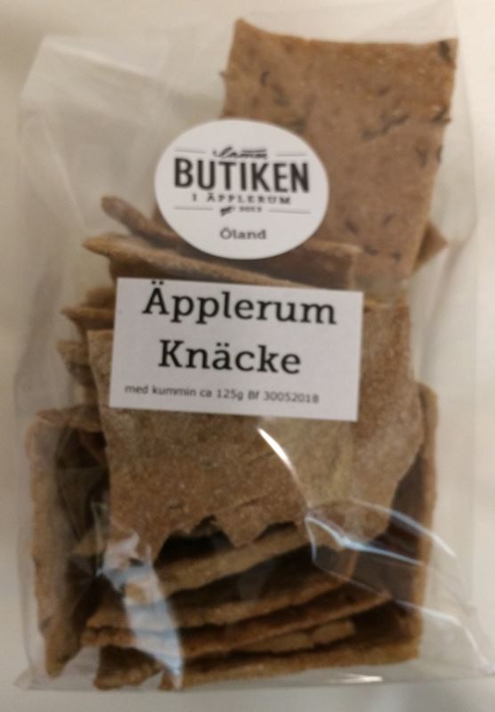 Äpplerumknäcke med kummin, ca 125g